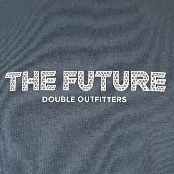 261TS-9141 T-SHIRT WITH EMBOSSED HIGH DENSITY PRINT (HEAVY JERSEY) (RELAXED FIT) STORM BLUE