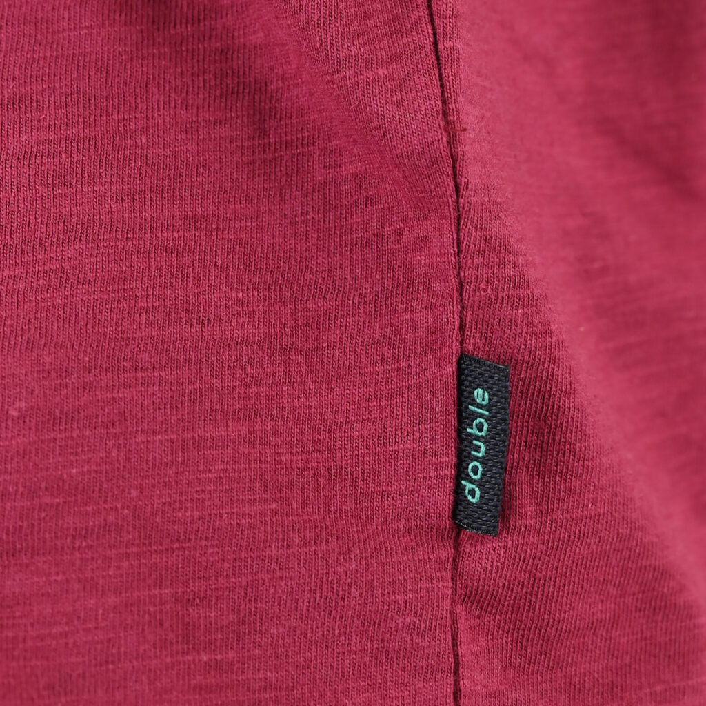 261TS-9142 FLAMA T-SHIRT WITH SINGLE PRESSED PRINT CRANBERRY