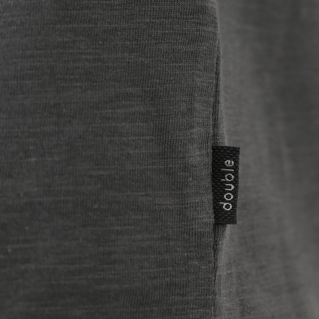 261TS-9142 FLAMA T-SHIRT WITH SINGLE PRESSED PRINT ANTHRACITE