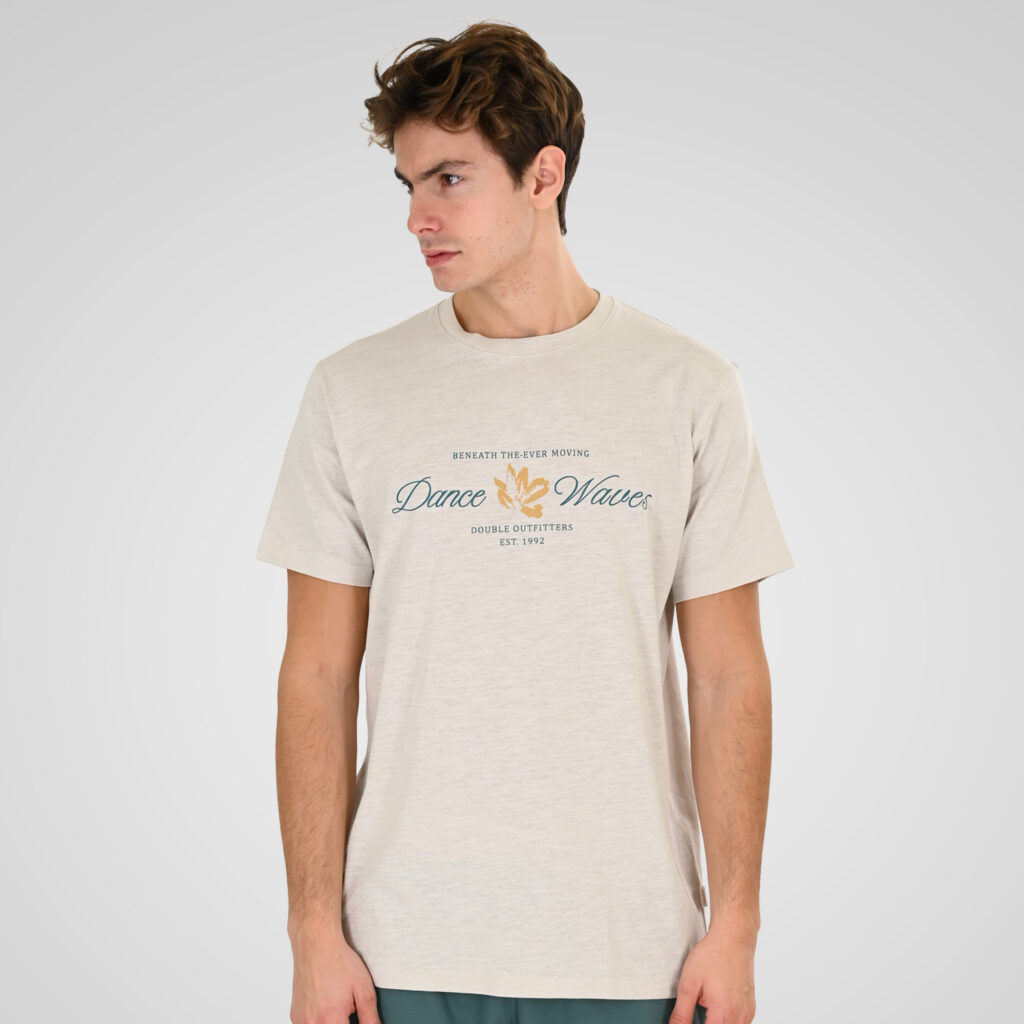 261TS-9144 FLAMA T-SHIRT WITH SINGLE PRESSED PRINT ICE