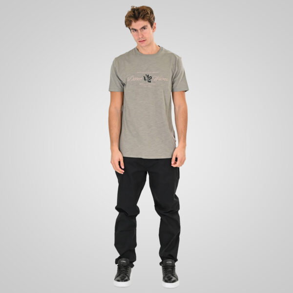 261TS-9144 FLAMA T-SHIRT WITH SINGLE PRESSED PRINT STONE