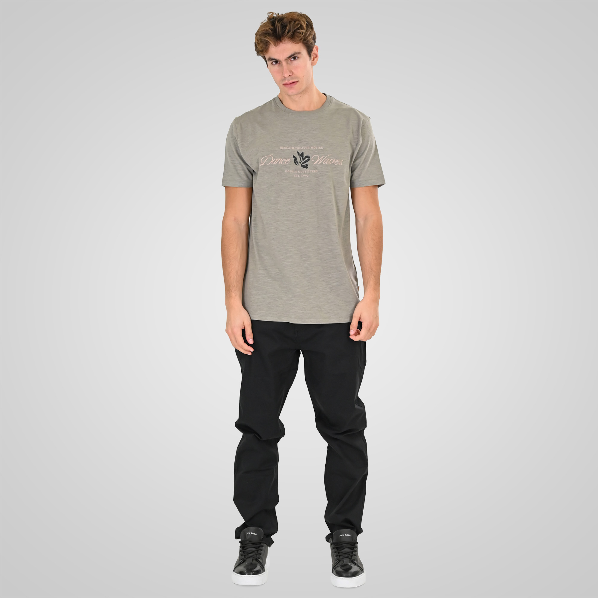 261TS-9144 FLAMA T-SHIRT WITH SINGLE PRESSED PRINT STONE - Image 2