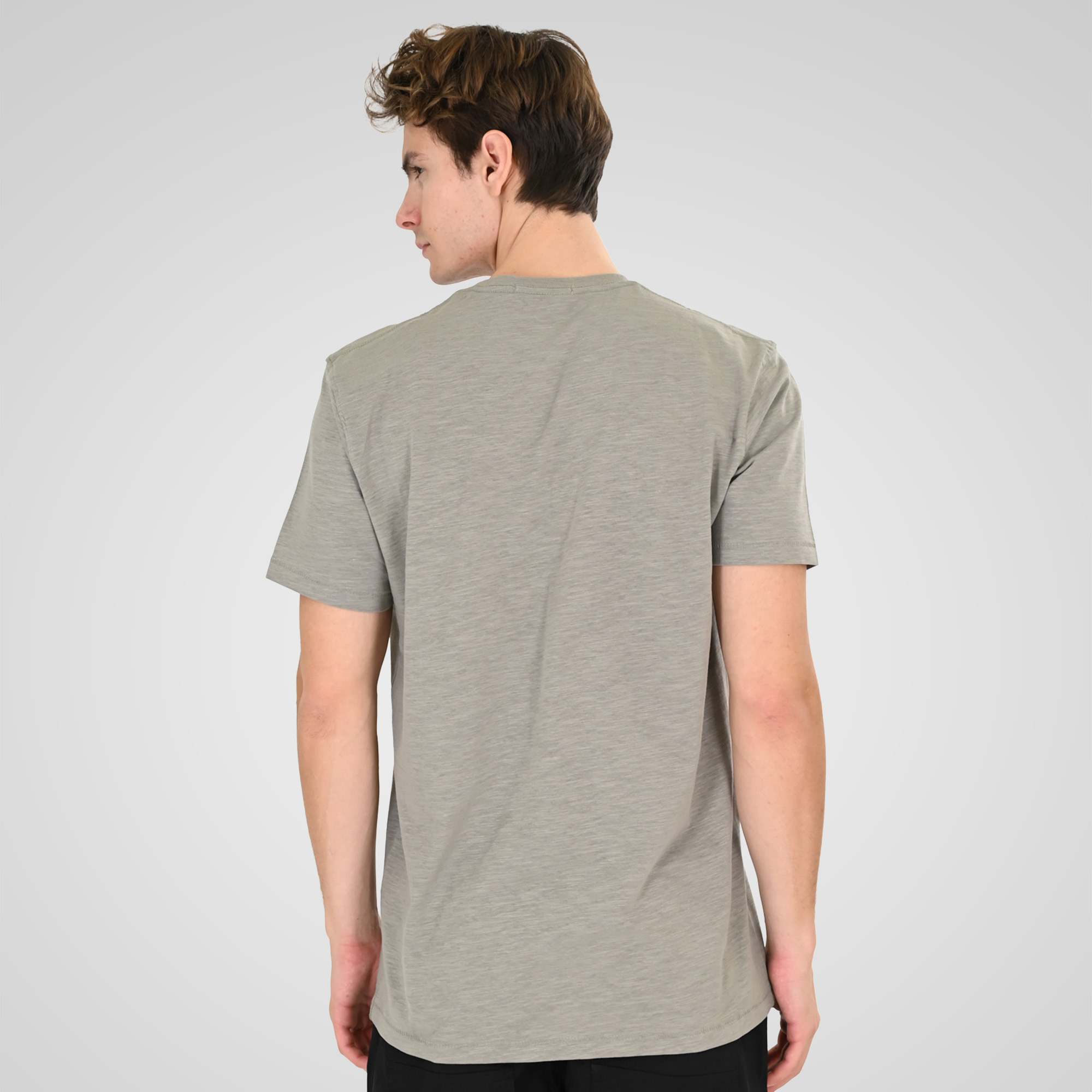 261TS-9144 FLAMA T-SHIRT WITH SINGLE PRESSED PRINT STONE - Image 4