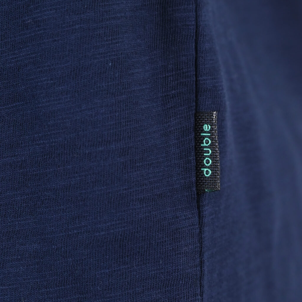 261TS-9144 FLAMA T-SHIRT WITH SINGLE PRESSED PRINT DK BLUE