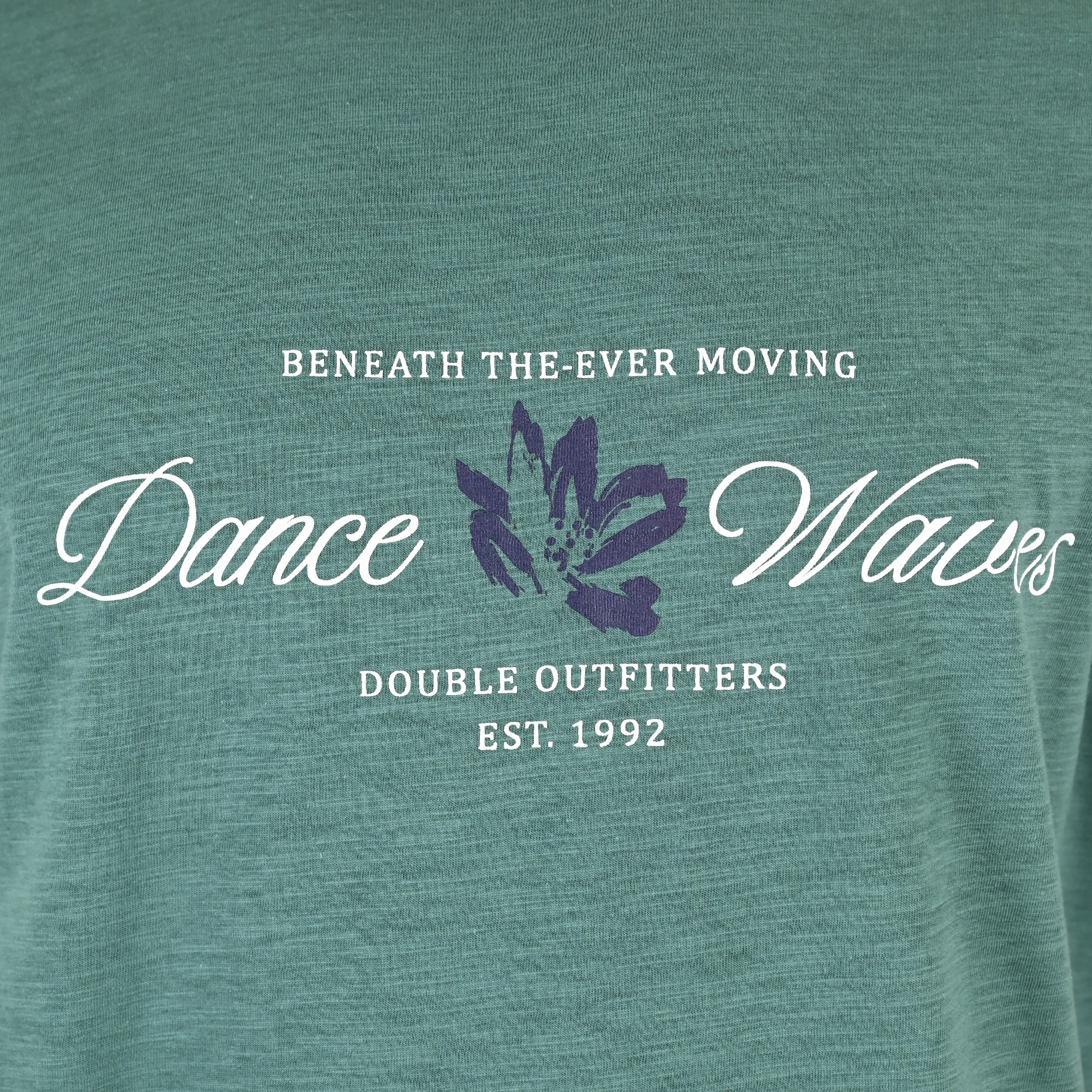 261TS-9144 FLAMA T-SHIRT WITH SINGLE PRESSED PRINT LEAF GREEN - Image 5