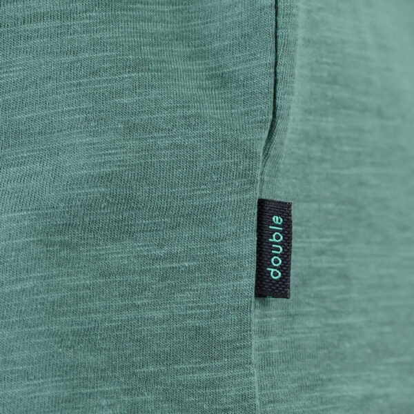 261TS-9144 FLAMA T-SHIRT WITH SINGLE PRESSED PRINT LEAF GREEN