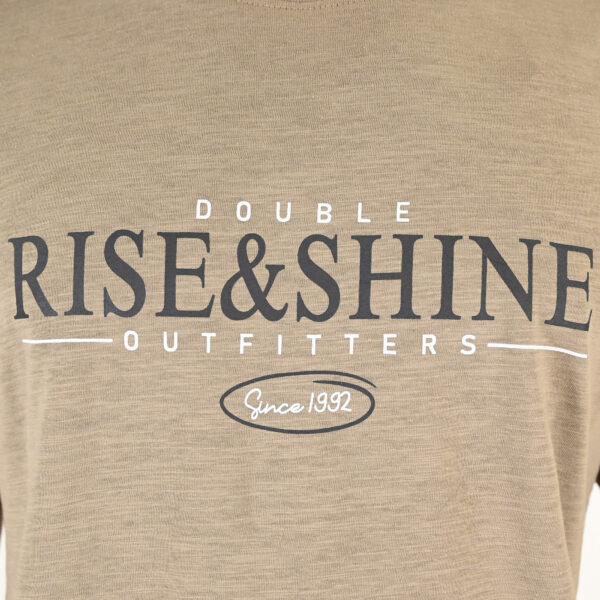 261TS-9145 FLAMA T-SHIRT WITH SINGLE PRESSED PRINT TAUPE