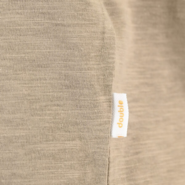 261TS-9145 FLAMA T-SHIRT WITH SINGLE PRESSED PRINT TAUPE