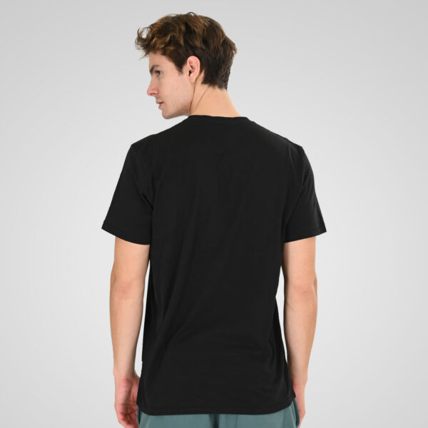 261TS-9145 FLAMA T-SHIRT WITH SINGLE PRESSED PRINT BLACK