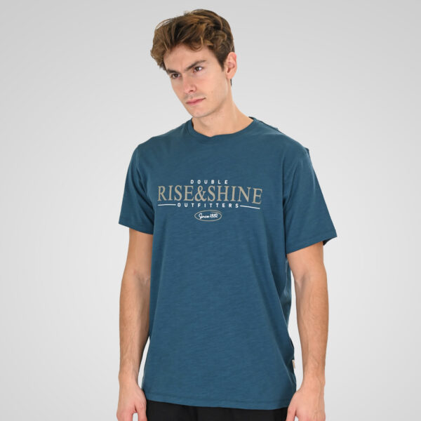 261TS-9145 FLAMA T-SHIRT WITH SINGLE PRESSED PRINT COLONIAL BLUE