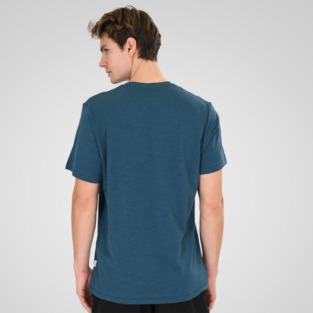 261TS-9145 FLAMA T-SHIRT WITH SINGLE PRESSED PRINT COLONIAL BLUE