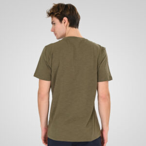 261TS-9146 FLAMA T-SHIRT HENLEY KHAKI - Image 4