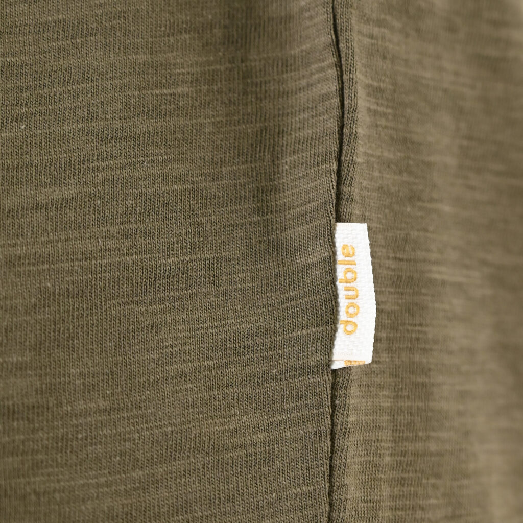 261TS-9146 FLAMA T-SHIRT HENLEY KHAKI