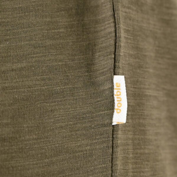 261TS-9146 FLAMA T-SHIRT HENLEY KHAKI