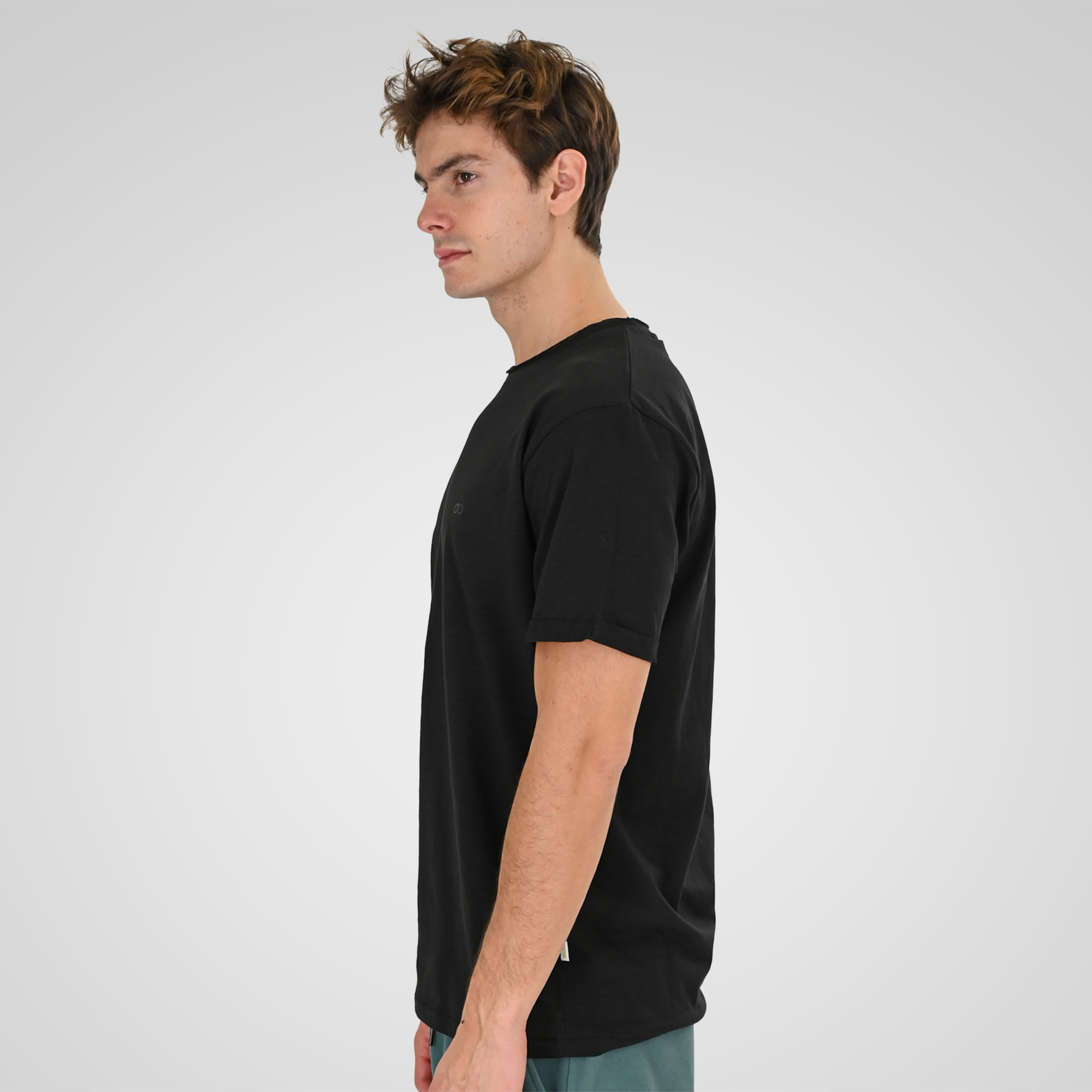 261TS-9147 FLAMA T-SHIRT BLACK - Image 3