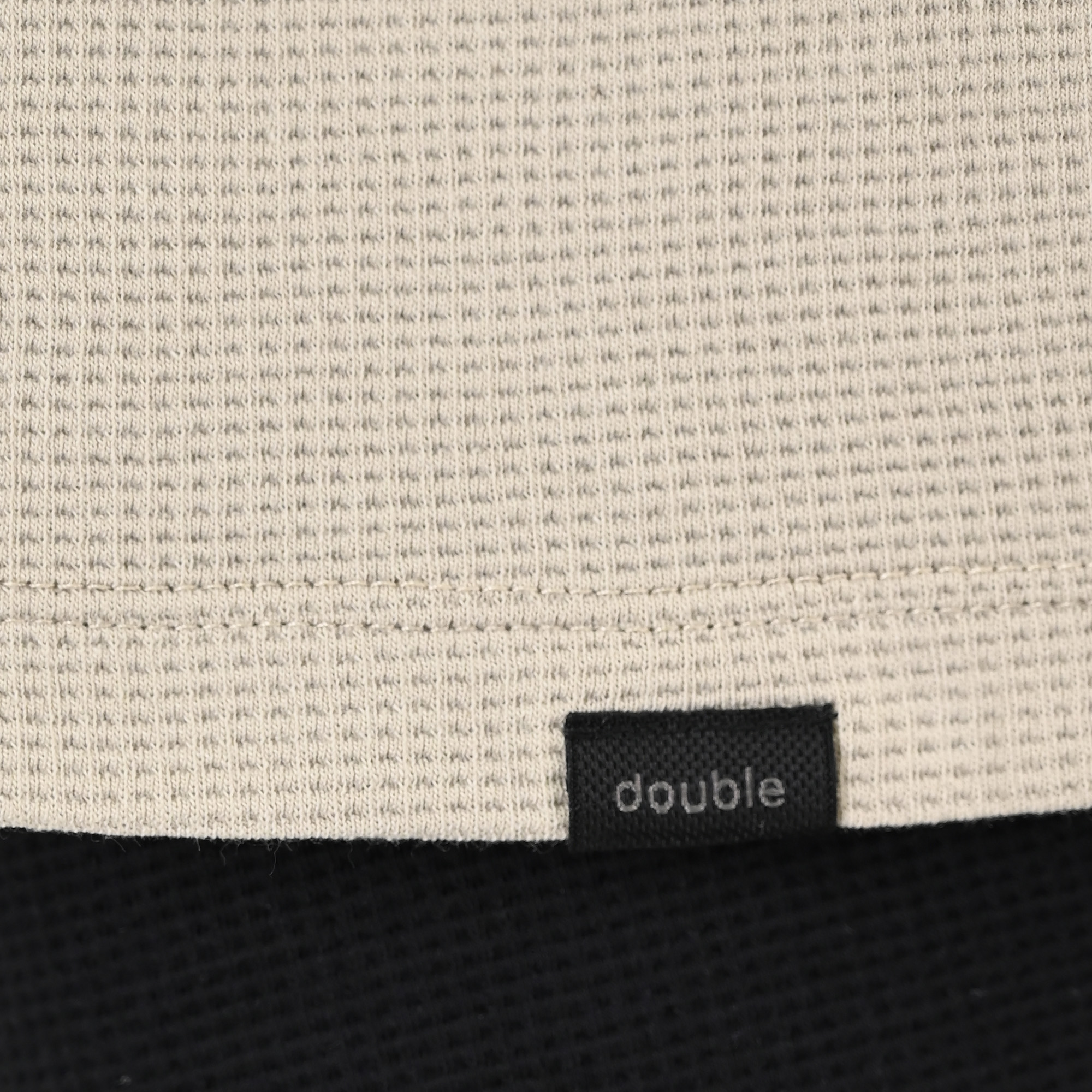 261TS-9151 T-SHIRTS WITH HIGH DENSITY PRINT IN SPECIAL FABRIC (WAFFLE FABRIC) (RELAXED FIT) STONE BEIGE - Image 5