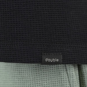 261TS-9151 T-SHIRTS WITH HIGH DENSITY PRINT IN SPECIAL FABRIC (WAFFLE FABRIC) (RELAXED FIT) BLACK - Image 5