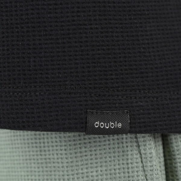 261TS-9151 T-SHIRTS WITH HIGH DENSITY PRINT IN SPECIAL FABRIC (WAFFLE FABRIC) (RELAXED FIT) BLACK