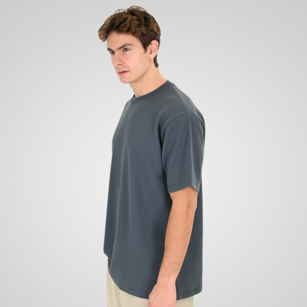 261TS-9151 T-SHIRTS WITH HIGH DENSITY PRINT IN SPECIAL FABRIC (WAFFLE FABRIC) (RELAXED FIT) ANTHRACITE