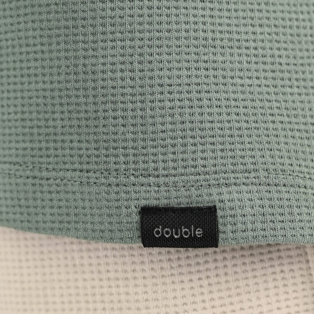 261TS-9151 T-SHIRTS WITH HIGH DENSITY PRINT IN SPECIAL FABRIC (WAFFLE FABRIC) (RELAXED FIT) SAGE GREEN