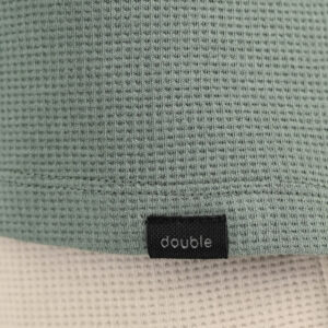 261TS-9151 T-SHIRTS WITH HIGH DENSITY PRINT IN SPECIAL FABRIC (WAFFLE FABRIC) (RELAXED FIT) SAGE GREEN - Image 5
