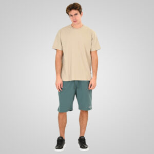 261TS-9152 T-SHIRT WITH THIN HIGH DENSITY PRINT IN SPECIAL FABRIC (PIQUE FABRIC) CREAM