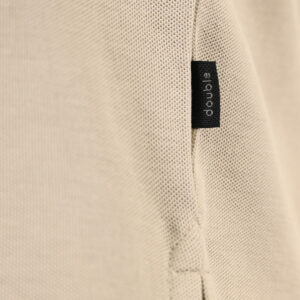 261TS-9152 T-SHIRT WITH THIN HIGH DENSITY PRINT IN SPECIAL FABRIC (PIQUE FABRIC) CREAM - Image 5