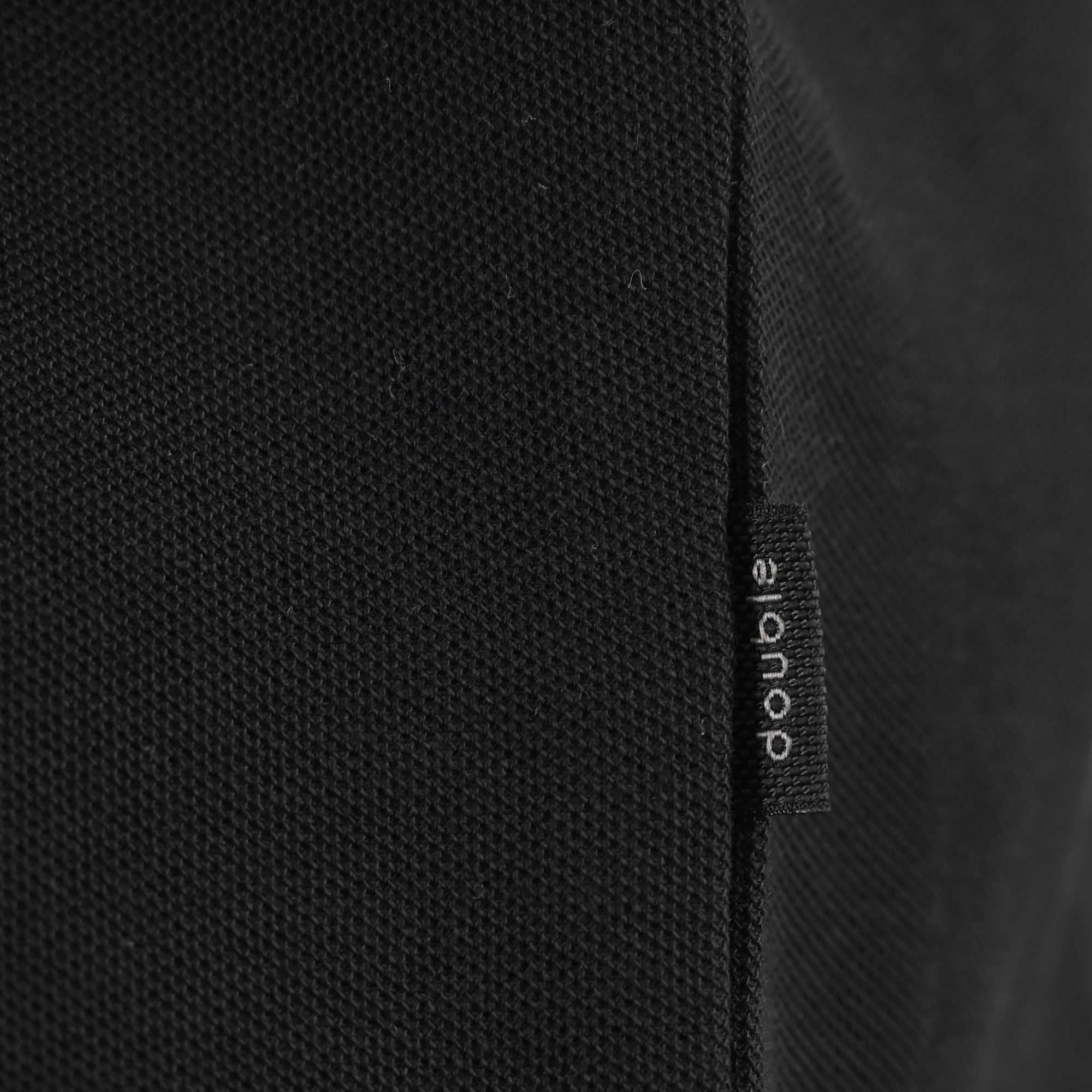 261TS-9152 T-SHIRT WITH THIN HIGH DENSITY PRINT IN SPECIAL FABRIC (PIQUE FABRIC) BLACK - Image 5