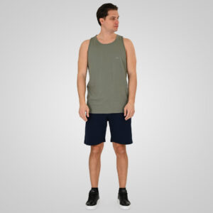 261TSL-9134 SLEEVELESS T-SHIRT WITH HIGH DENSITY PRINT AGAVE GREEN