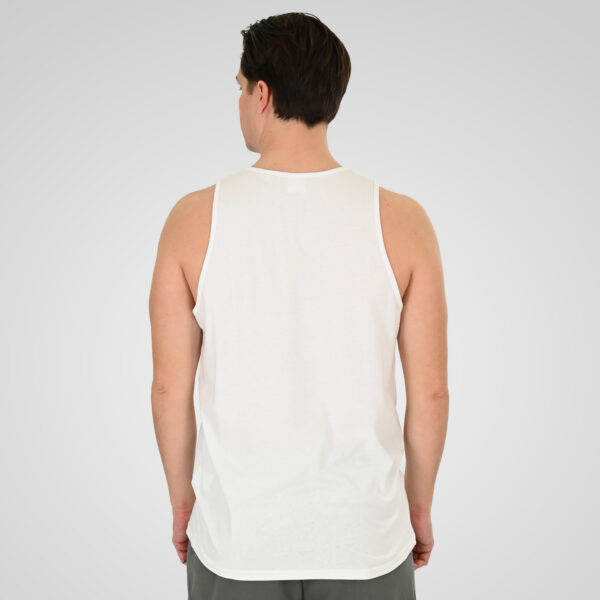 261TSL-9134 SLEEVELESS T-SHIRT WITH HIGH DENSITY PRINT WHITE