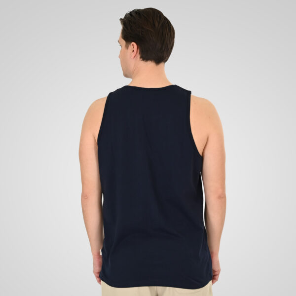 261TSL-9134 SLEEVELESS T-SHIRT WITH HIGH DENSITY PRINT NAVY