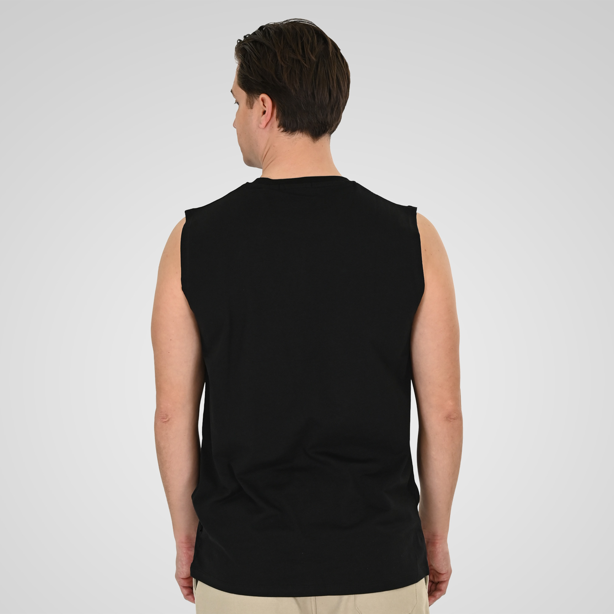 261TSL-9136 SLEEVELESS T-SHIRT BLACK - Image 4
