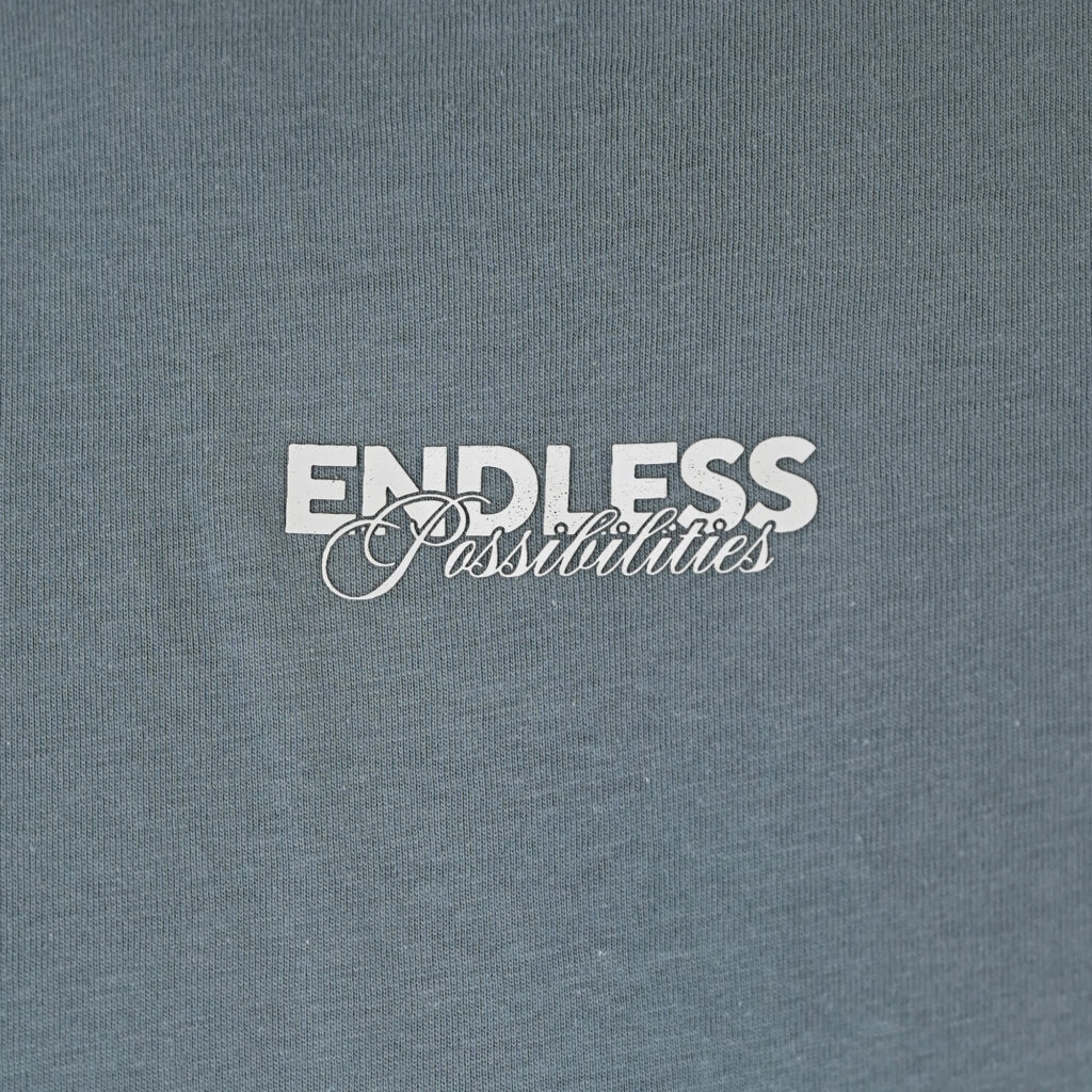 261TSL-9136 SLEEVELESS T-SHIRT STEEL BLUE