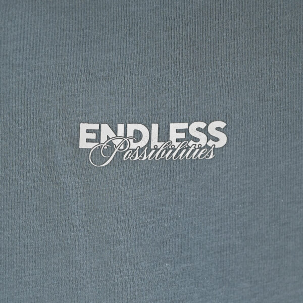 261TSL-9136 SLEEVELESS T-SHIRT STEEL BLUE