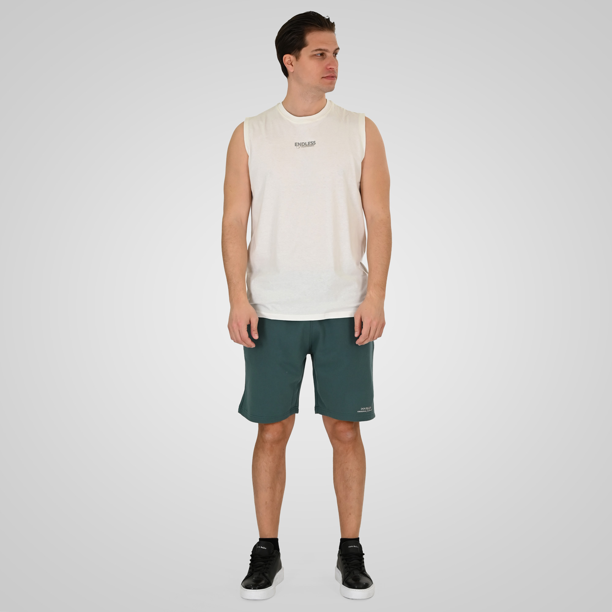 261TSL-9136 SLEEVELESS T-SHIRT OFF WHITE - Image 2
