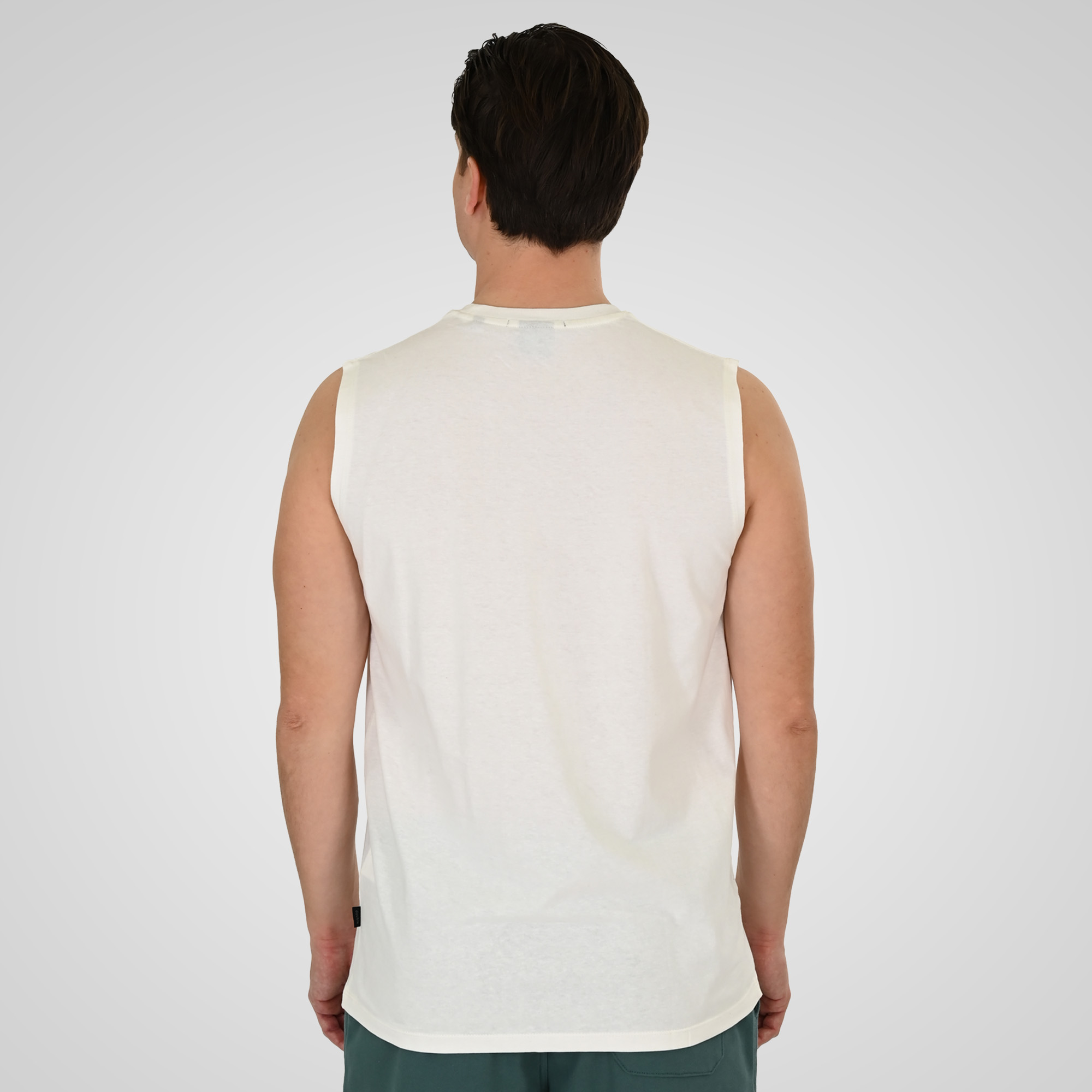 261TSL-9136 SLEEVELESS T-SHIRT OFF WHITE - Image 4