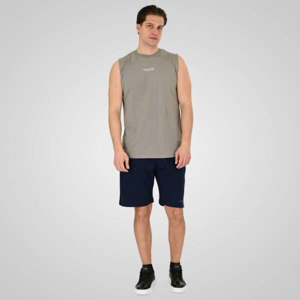 261TSL-9136 SLEEVELESS T-SHIRT SMOKE