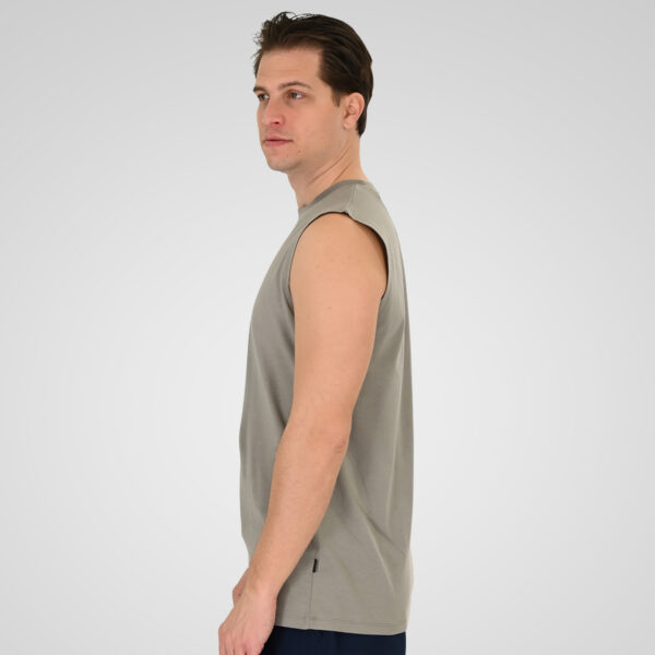 261TSL-9136 SLEEVELESS T-SHIRT SMOKE