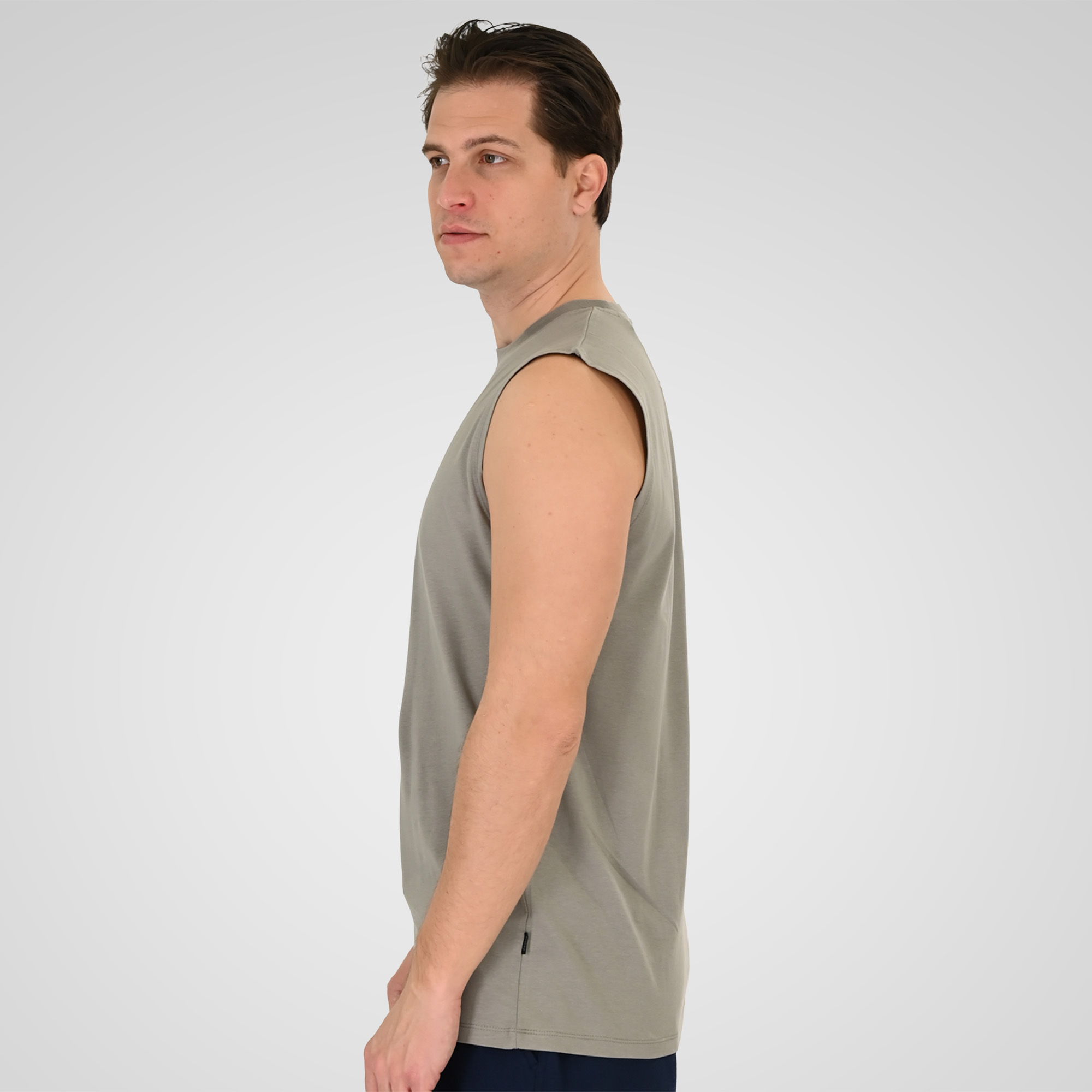 261TSL-9136 SLEEVELESS T-SHIRT SMOKE - Image 3