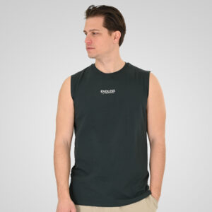 261TSL-9136 SLEEVELESS T-SHIRT FOREST GREEN