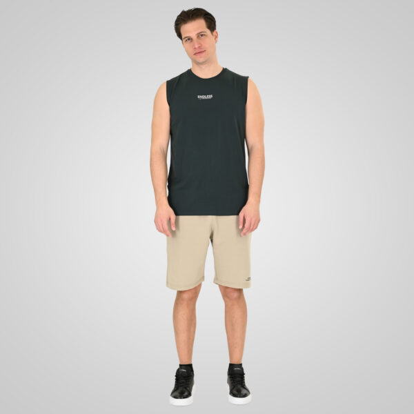 261TSL-9136 SLEEVELESS T-SHIRT FOREST GREEN