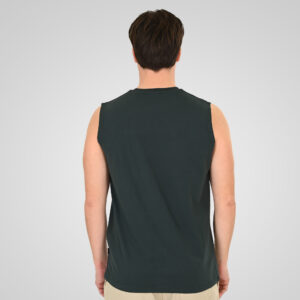 261TSL-9136 SLEEVELESS T-SHIRT FOREST GREEN - Image 4