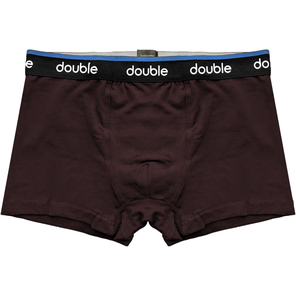 MB-02 NOS BOXER TRUNKS BORDEAUX