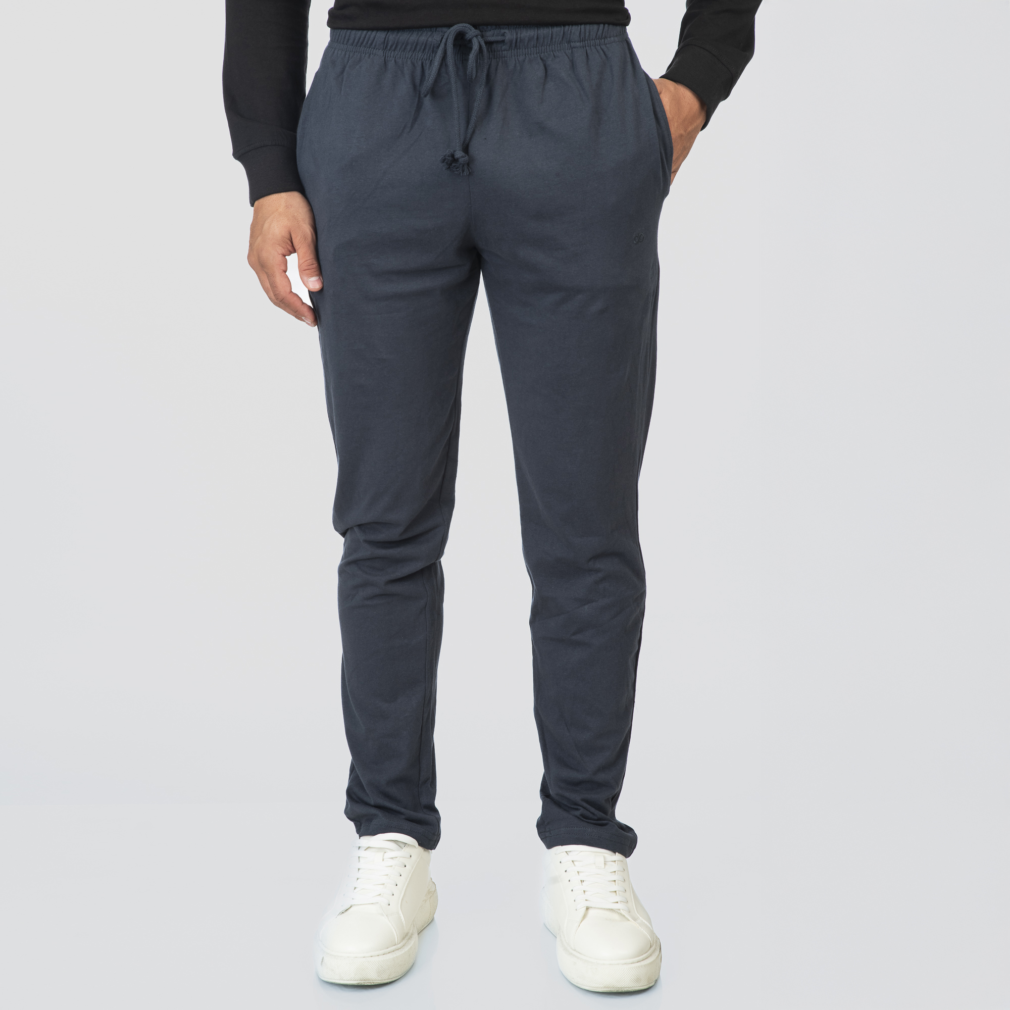 MPAN-05 NOS JOGGER PANTS (JERSEY) NAVY - Image 1