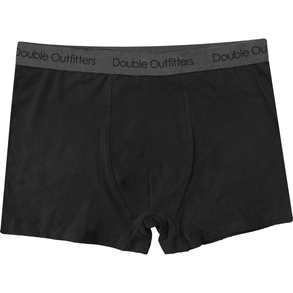 MB-01 NOS BOXER TRUNKS BLACK GREY