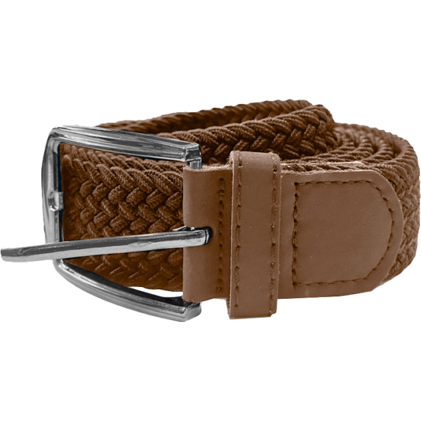 MBELT-04 NOS BELT BRAIDED ELASTIC CAMEL