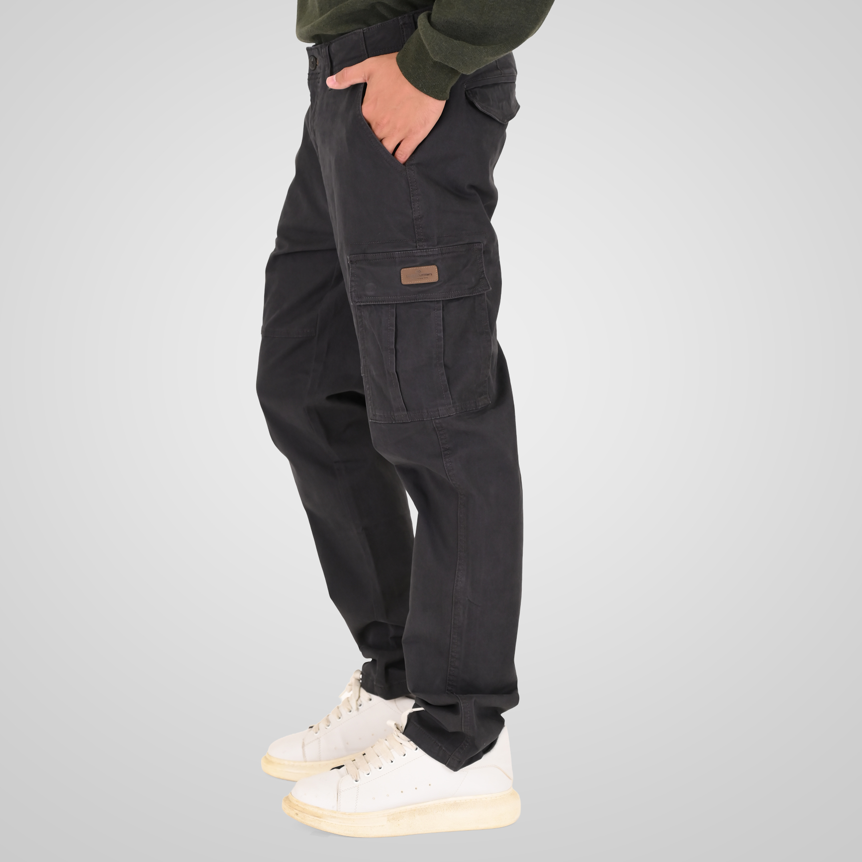 262CCP-4129 CARGO PANTS ANTHRACITE - Image 3