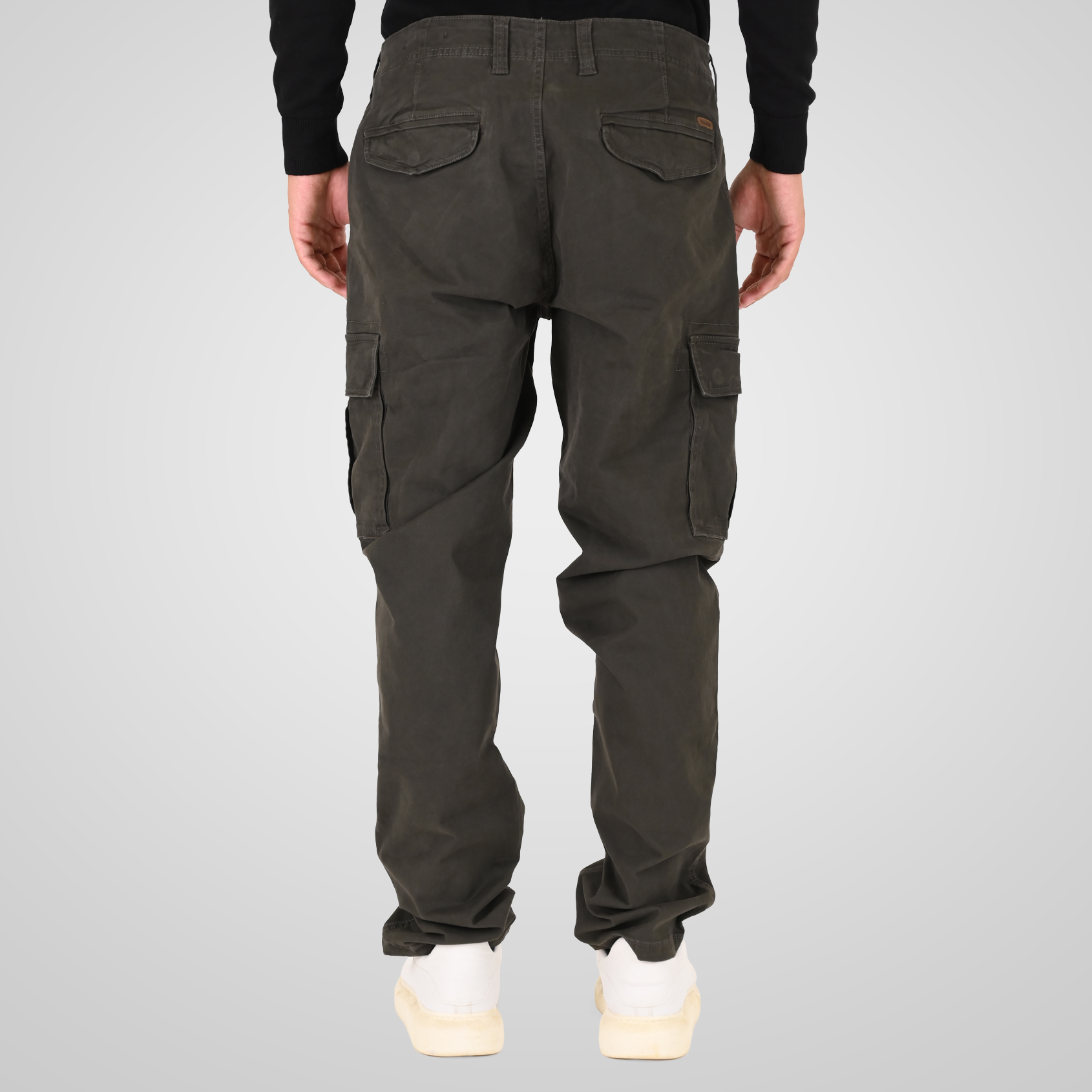 262CCP-4129 CARGO PANTS DK KHAKI - Image 4