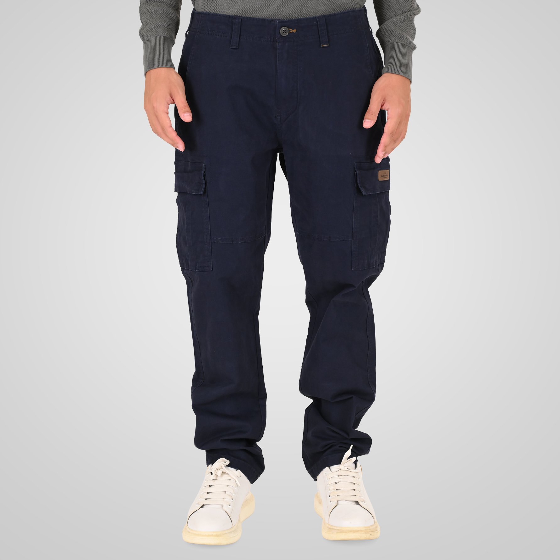 262CCP-4129 CARGO PANTS NAVY - Image 1