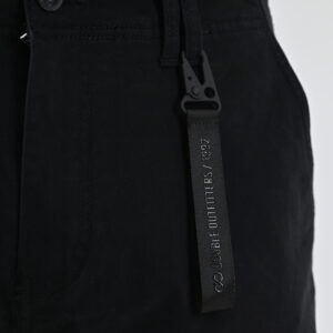 262CCP-4130 CARGO PANTS WITH ELASTIC TAPE HEM BLACK - Image 5
